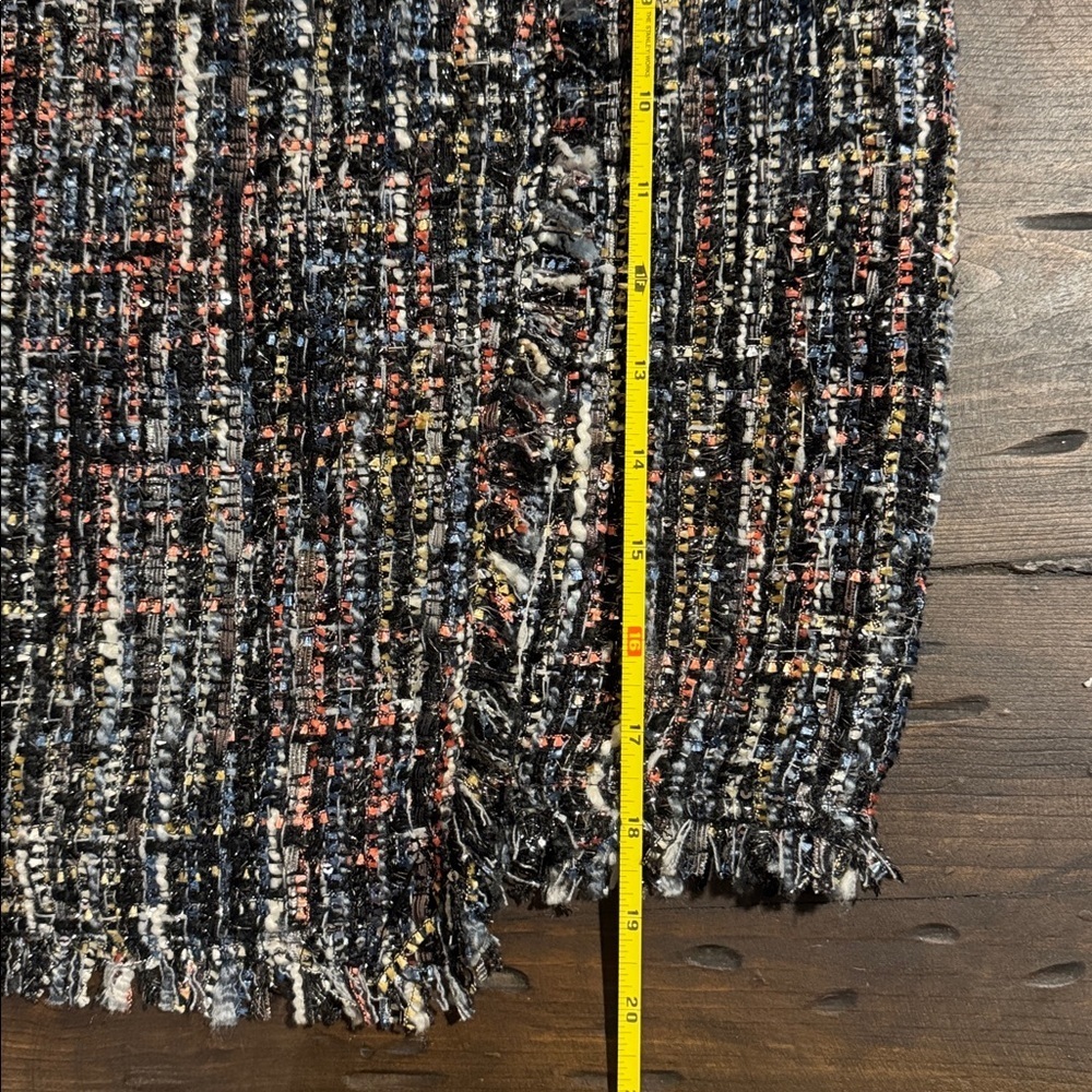 CeCe Multicolor Tweed Pencil Skirt - Picture 5 of 12